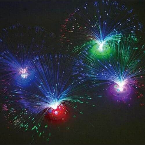 Wedding decoration Luminous colorful fiber flowers / stars / led fiber lights/luminous toys/crystal ball/baby toys for children