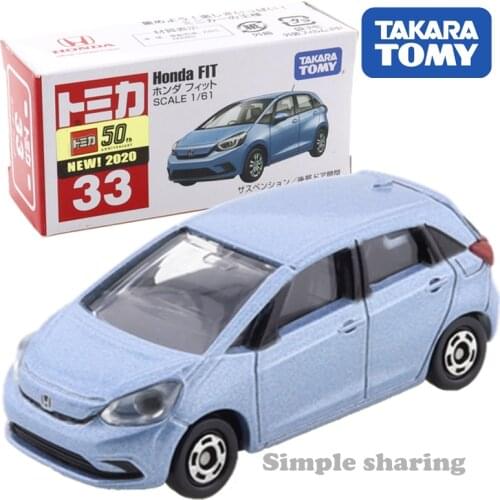 Takara Tomy Tomica No.33 Honda FIT 1/61 Car Hot Pop Kids Toys Motor Vehicle Diecast Metal Model Collectibles New