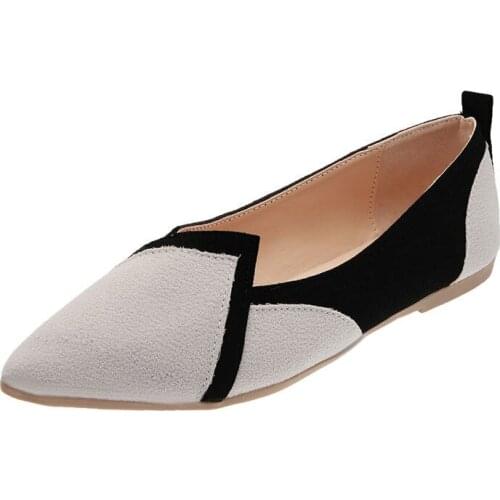 Women Casual Boat Shoes Ladies Slip On Ballet Flats Comfy Soft Zapatos Mujer Walking Footwear 2021 Spring New Style Shoes Orange