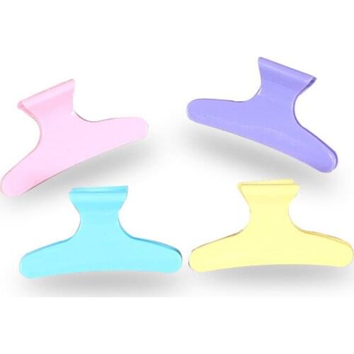 Small Size Colorful Hairpin Bowknot Hair-Twisting Haircutting Positioning Hair Clip Professional Salon Hairdressing Tools E958