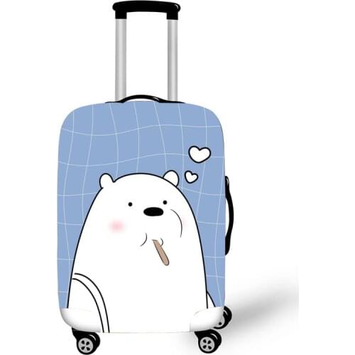Luggage Protective Cover Case For Elastic 18-32 Inch Suitcase Protective Cover Cases Covers Travel Accessories Three Bears G1232