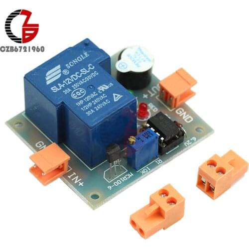 12V Accumulator Sound and Light Alarm Prevent Over Discharge Controller Low Voltage