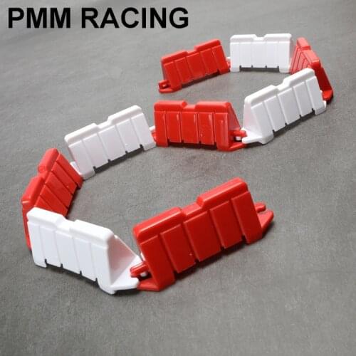 30pcs Remote Control Car Drift Race Road Barrier Traffic Fence for 1/10 1/14 1/16 1/18 RC Car HSP Tamiya HPI Kyosho DIY Part