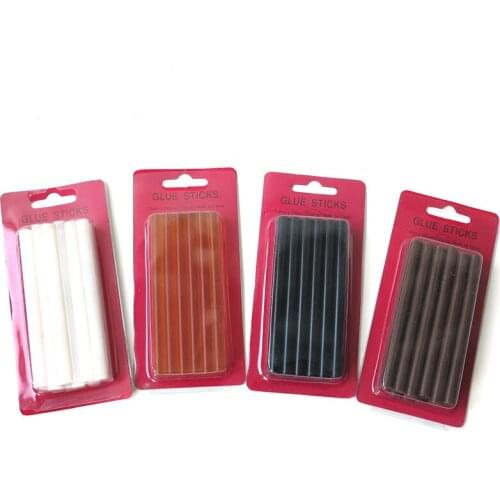 48 PCS 4 Boxes Free Shipping 7.5mm x 100mm Small Hot Melt Glue Stick for Fusion Keratin Bond Hair Extension Used with Glue Gun