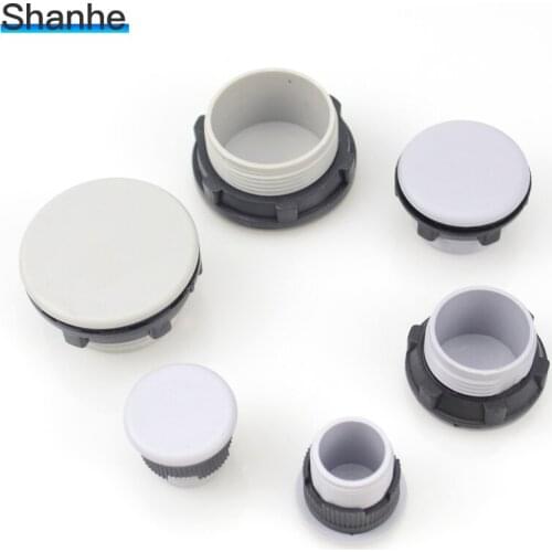 5pcs 16mm/22mm30mm/ Plastic tube plug cap for push button switch box
