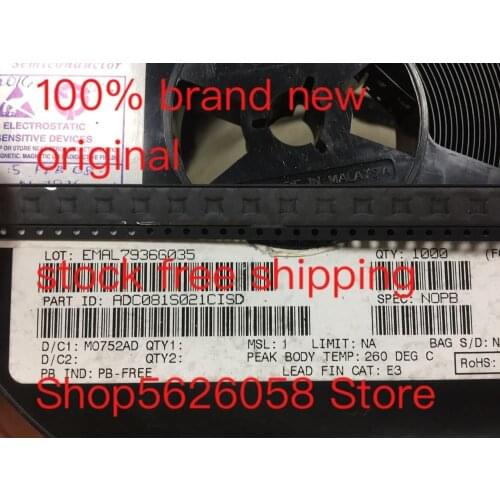 ADC081S021CISD/NOPB ADC081S021CISD ADC081S021 QFN 100% brand new in stock 10PCS/LOT