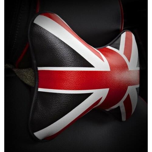 UK Flag Printed auto headrest supports car safety neck rest pillows for car seats accessories British Style PP cotton car pillow