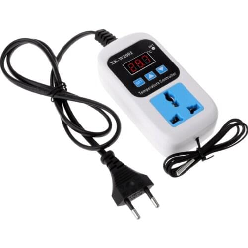 Dropship Digital Thermostat -50~110C Temperature Controller Switch AC110-220V with Socket