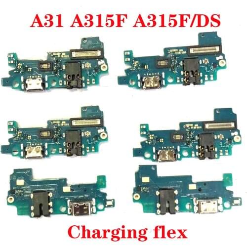 For Samsung Galaxy A31 A315F A315F/DS original new tail plug flex cable charging port tail plug small board