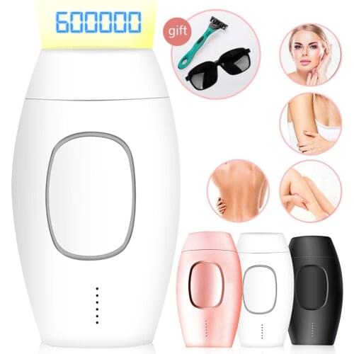 IPL Handheld Laser Epilator Depilador Facial Permanent Hair Removal Device Whole Body Laser Hair Remover Machine 600000 Flashes