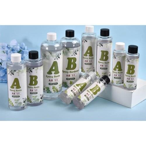 1:1 AB Crystal Epoxy Resin Glue High Adhesive Hardener Glue For DIY Resin Jewelry Making Accessories 100g/200g/400g/500g/1000g
