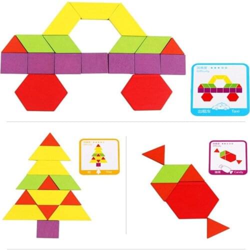 Hot Educational Toy For Children Jigsaw Puzzle Learning Kids Developing Wooden Toys For Boys Girls Creative Puzzle Games