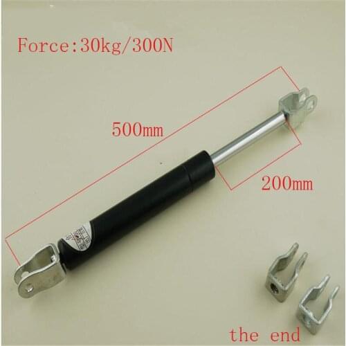 Furniture Gas Spring Auto Spring Strut 500mm*200mm 30Kg/300N Gas Spring Lift Prop Strut Damper Studs Lift Strut Metal
