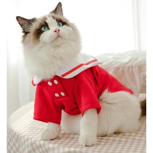Pet Cat Clothes Winter Hooded Knit Sweater For Cat Puppy