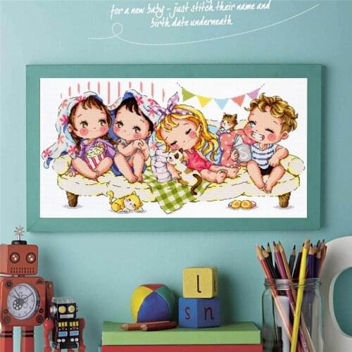 Cross Stitch Set Chinese Cross-stitch Kit Embroidery Needlework Craft Packages Cotton Fabric Floss New Designs Embroidery G111