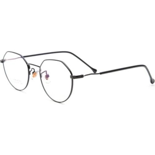 OEYEYEO New Metal Full Frame Spectacle Frame Mens Simple Retro Art Eyeglasses Womens Fashion Myopia Optical Frame C5620