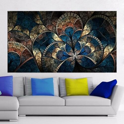 Nordic style Abstract Flower Canvas Paintings Wall Art Prints Poster Living Room Decor Decorative Paintings Wall Home Decor