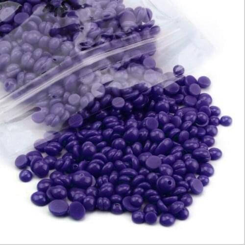 50g Lavender Hair Removal Wax Beans Hair Removal Bean Cream Depilatory Waxing Unisex Painless Wax Bead Pearl Bikini