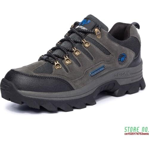 High Quality Hiking Shoes Large Size Pro-Mountain Outdoor Men Sport Trekking Footwear Women Rock Climbing Athletic Army Green