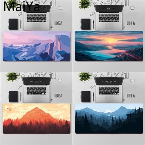 Maiya Top Quality cartoon Minimalism art aesthetics Locking Edge Mouse Pad Game Free Shipping Large Mouse Pad Keyboards Mat