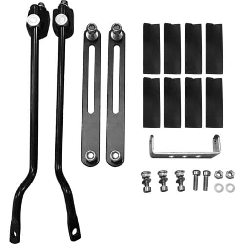 Rear Bicycle Rack Bike Cargo Rack Shelf Adjustable Bike Cycling Cargo Luggage Carrier Rack Heavy Duty Holder Stand for B