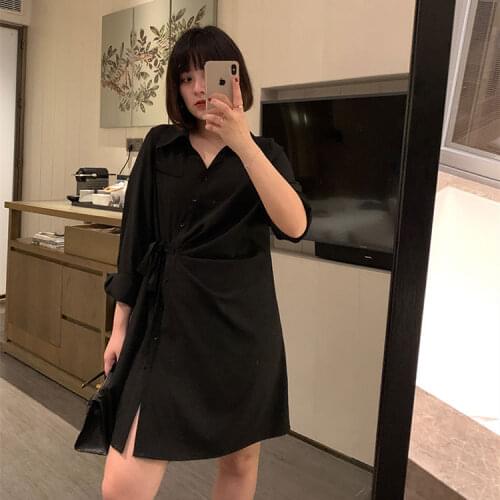 Woman Dresses Maxi Chubby Customized Dress Womens Long-Sleeved Dress Vestido De Mujer Femme Robe