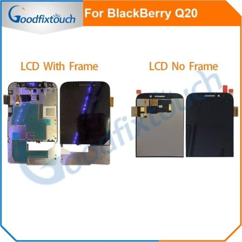 LCD Screen For BlackBerry Classic Q20 LCD Display Touch Screen Glass Panel Digitizer Assembly With Frame For BlackBerry Q20