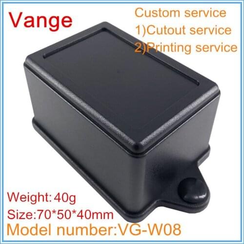 1pcs/lot extrusion molding box 70*50*40mm ABS plastic enclosure case diy wall-mounted for PCB module