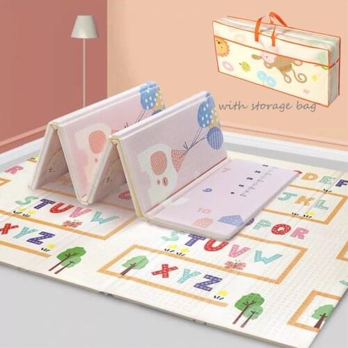 1CM/1.5CM Thick Foldable Cartoon Baby Play Mat Xpe Puzzle Childrens Mat High Quality Baby Climbing Pad Kids Rug Baby Games Mats