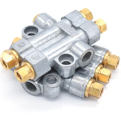 2/3/4/5/6 Way Aluminum Lube Oil Piston Distributor Value Manifold Block