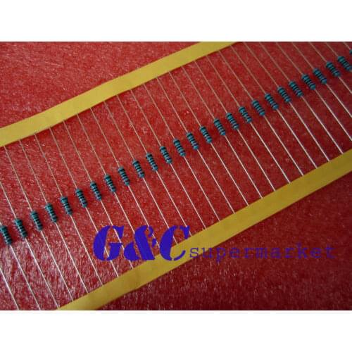 500PCS 10K Ohm 1/4W 0.25W 1% accuracy Metal Film Resistors RoHS R-MF diy electronics