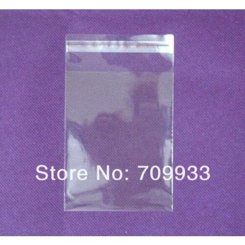 750pcs 6*10cm Jewelry&Craft Packaging Bags transparent plastic package bags Clear Self Adhesive Seal Gifts Candy Opp poly Bags