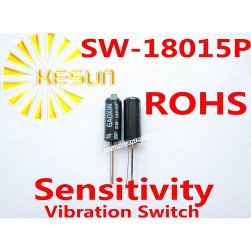 FREE SHIPPING 100PCS/LOT SW-18015P Sealed Sensitivity Vibration switch / shaking switch / vibration sensor