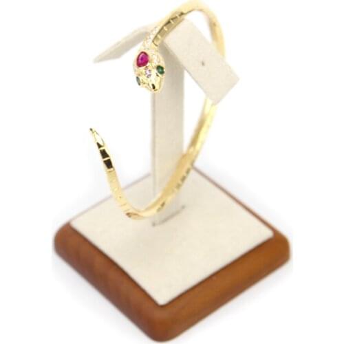 HEMISTON TS Style Retro pattern Gold-color Snake Bracelet , Rebel Heart Bracelet For Men Women Gift TS
