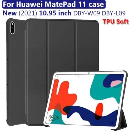 Case For Huawei MatePad 11 Case 2021 Soft Silicone Cover For Huawei Matepad 11 (2021)10.95 inch DBY-W09 Smart Sleep Wake Funda