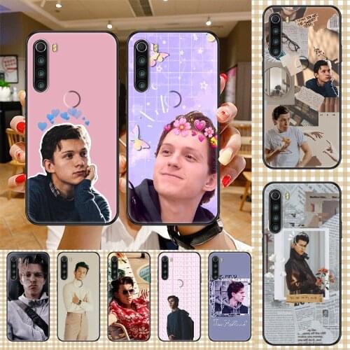 Tom Holland Phone case For Xiaomi Redmi Note 7 7A 8 8T 9 9A 9S 10 K30 Pro Ultra black luxury prime tpu coque art funda painting