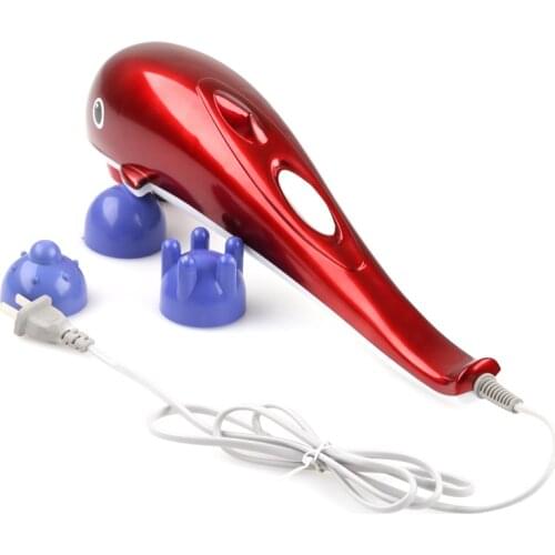 Electric Dolphin Massager Back Massage Hammer Vibration Infrared Stick Roller Cervical Body Massage