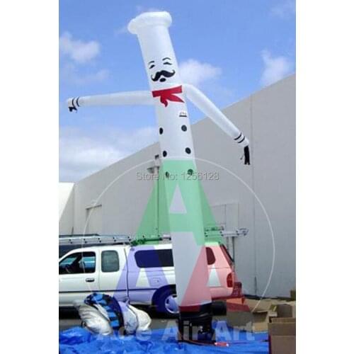 Cooker shape flying inflatable tube man air dancer