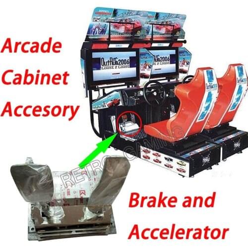 Outrun Car Racing game machine pedal brake and accelerator/simulator racing machine/arcade racing /coin operated racing machine