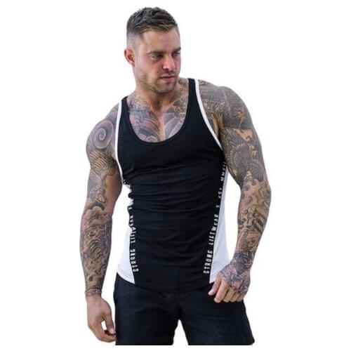 Bodybuilding Brand Tank Top Men Stringer Tank Top Fitness Singlet Mouwloos shirt Workout Man shirt Dress Maat M-XXL