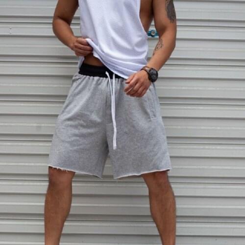 2021 Summer Mens New Trend Muscle Fitness Five-Point Shorts Casual Sports Running Breathable Quick-Drying Basketball Pants