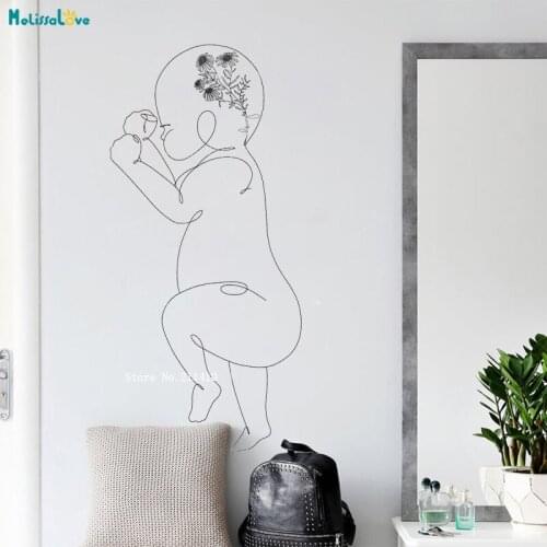 Newborn Baby Room Stats Wall Stickers Home Decor Baby Room Nursery Art Murals Removable Stickers YT5808