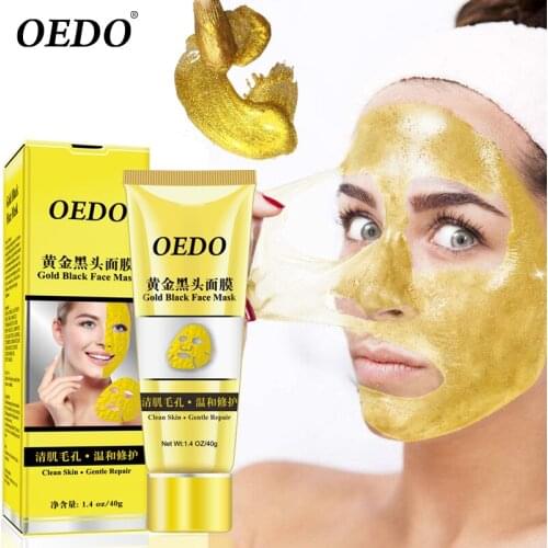 New Remove Blackhead Mask Face Pore Peeling Acne Nose Deep Cleansing Mask Gold Collagen Masks high nutrition Face Care product