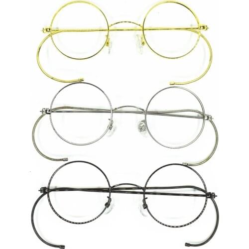 40mm small size Vintage Round Antique Wire Rim Metal Reading Glasses Full Rim +100 +150 +125 +175 +200 +225 +250 +275 +300 +325