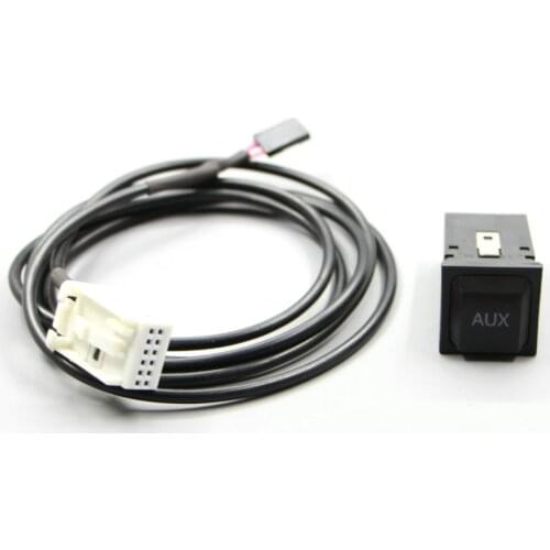 Apply to Golf 6 Scirocco Jette Bora AUX audio switch+Wire harness RCD510 RNS 315 navigation model 5KD 035 724 5KD035724