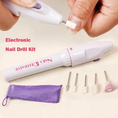 Professional Electric Nail Drill Set Manicure Pedicure Grinding Polishing Nails Art Sander File Pen Tools Burnishing Polisher Eq