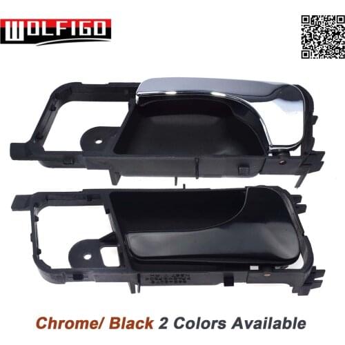 Chrome / Black Left Right Inside Interior Door Handles For chevy optra suzuki Forenza 2003-2008 buick excelle 2007-2013 96548116