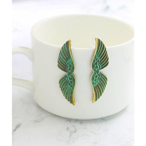 Arc Half Moon Wave point Earrings Irregular Densely packed Little Crescent Retro folk style Personality Creative Earrings