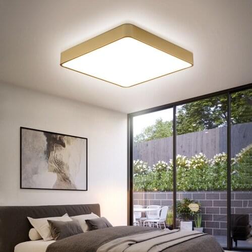 Ultra thin modern led ceiling light round square multi color for foyer living bedroom kitchen corridor balcony led ceiling lamp