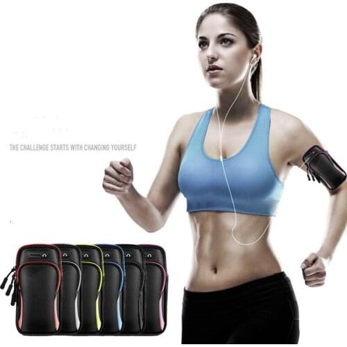 Waterproof Sports Armband Phone Case For IPhone Pro Max For Samsung For Huawei 6.5"Universal Sport Phone Case Arm Band Running